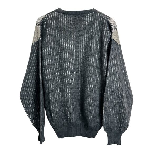 Vintage Wool Sweater Uno Florence XL Mens Casual Retro 80s 90s Pullover - Picture 7 of 7